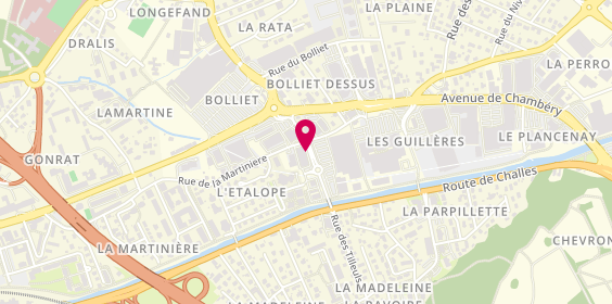 Plan de Factory Denim, 132 Rue Jean Perrier Gustin, 73000 Bassens