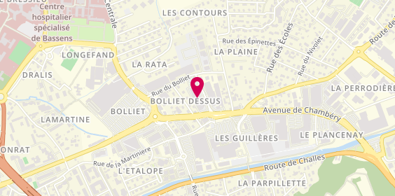 Plan de Decathlon, 43 Rue du Marocaz, 73230 Saint-Alban-Leysse