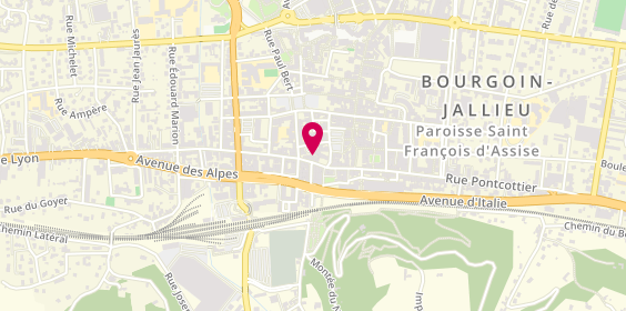 Plan de Mélusine, 17 Rue de la République, 38300 Bourgoin-Jallieu