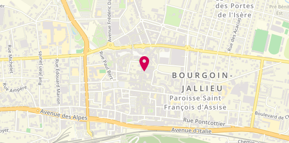 Plan de Promod, 44 Rue Liberté, 38300 Bourgoin-Jallieu