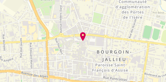 Plan de Manou, 78 Rue de la Liberté, 38300 Bourgoin-Jallieu