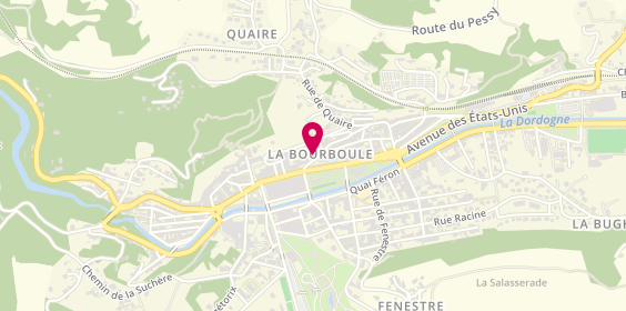 Plan de Free Mousse, 23 Rue des Frères Rozier, 63150 La Bourboule