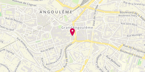 Plan de Un Jour Ailleurs, 8 Rue Hergé, 16000 Angoulême
