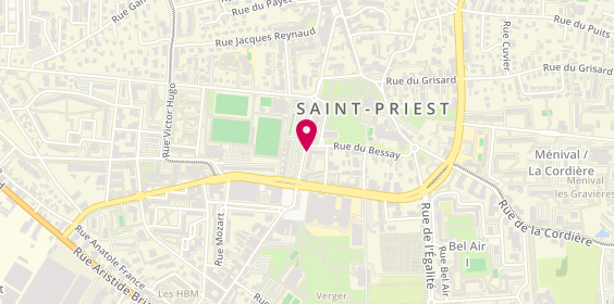 Plan de Gipsy, 66 Rue Henri Maréchal, 69800 Saint-Priest