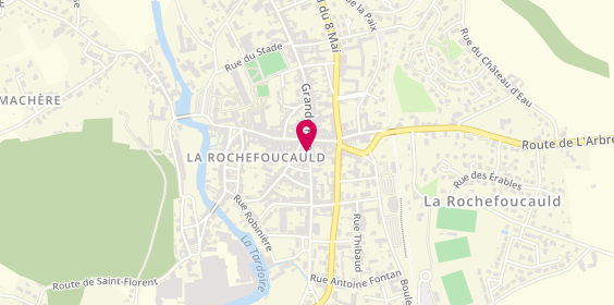 Plan de Chaussures Morellet la Galoche, 24 Rue Grande Rue, 16110 La Rochefoucauld-en-Angoumois