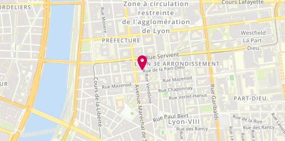 Plan de Du Pareil au Meme, Local 1850 centre Commercial Part Dieu, 69003 Lyon
