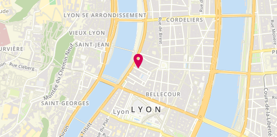Plan de Plein Sud, 5 Rue Charles Dullin, 69002 Lyon