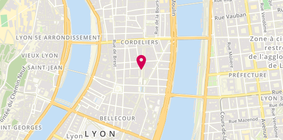 Plan de Cosmo Paris, 42 Rue République, 69002 Lyon