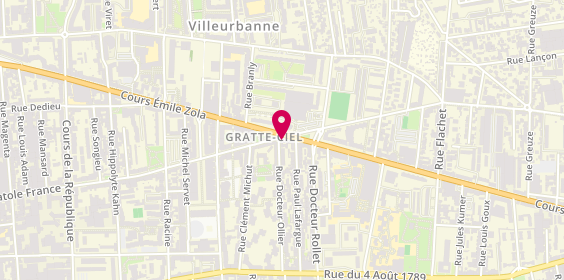 Plan de Exode, Rue Anatole France, 69100 Villeurbanne