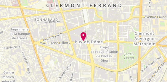 Plan de Invito, 10 Rue Gonod, 63000 Clermont-Ferrand