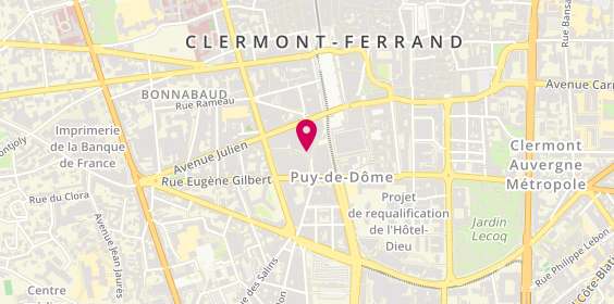 Plan de Hollister Co, 2 Rue Giscard de la Tour Fondue, 63000 Clermont-Ferrand