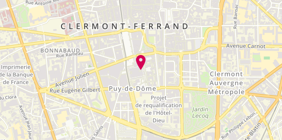 Plan de Bershka, Rue d'Allagnat 18, 63000 Clermont-Ferrand
