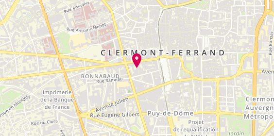 Plan de Rive Gauche Rive Droite, 22 Rue Maréchal Foch, 63000 Clermont-Ferrand