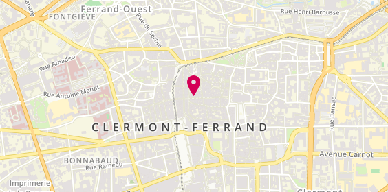 Plan de Petit Bateau, 42 Rue des Gras, 63000 Clermont-Ferrand