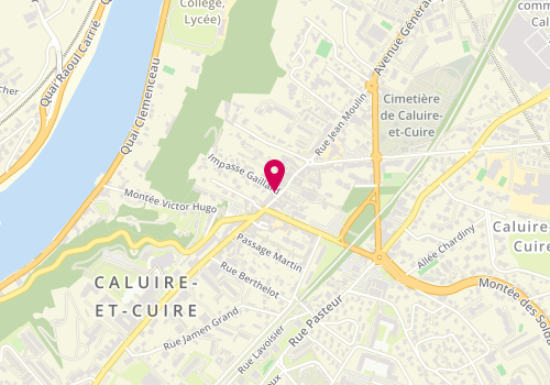Plan de Franckal, 43 Rue Jean Moulin, 69300 Caluire-et-Cuire