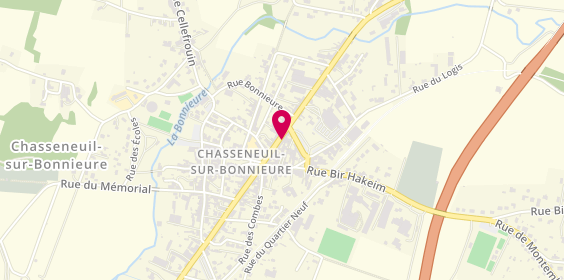 Plan de Nathalie Chaussures, 41 avenue de la République, 16260 Chasseneuil-sur-Bonnieure