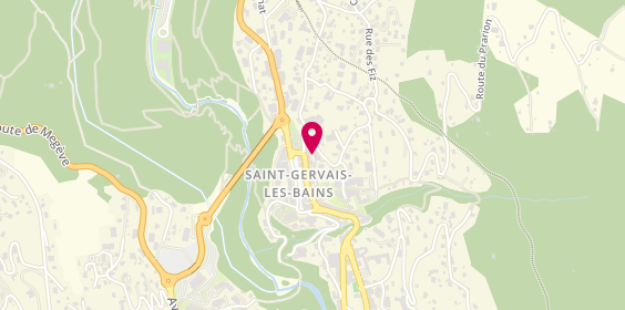 Plan de Blanc Sport, 168 Rue du Mont Blanc, 74170 Saint-Gervais-les-Bains
