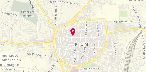Plan de EURL Lili Rose, 15 Rue Saint-Amable, 63200 Riom