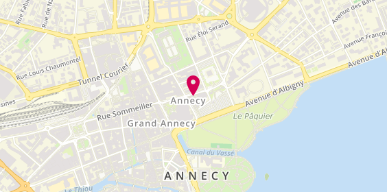 Plan de Annecy Board Shop - A.B.S, 48 Rue Sommeiller, 74000 Annecy