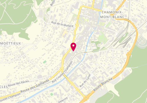 Plan de Helly Hansen Chamonix, 284 Rue du Dr Paccard, 74400 Chamonix-Mont-Blanc