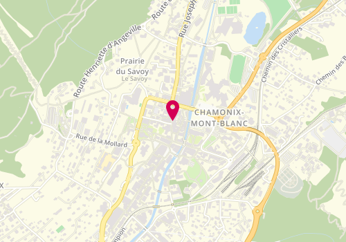 Plan de La Canadienne Chamonix, 134 Rue Joseph Vallot, 74400 Chamonix-Mont-Blanc