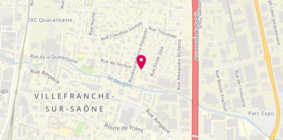 Plan de KARAKAYA Ibrahim, 372 Rue de Verdun, 69400 Villefranche-sur-Saône