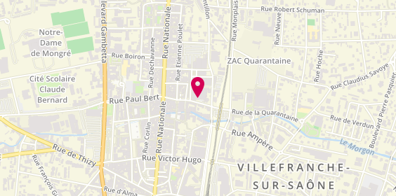 Plan de Urban Shop, 155 Rue des Fayettes, 69400 Villefranche-sur-Saône