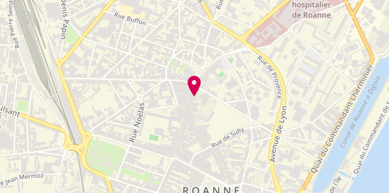 Plan de Le Dressing d'Océane, 60 Rue Charles de Gaulle, 42300 Roanne