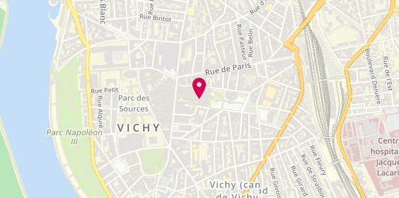 Plan de Devred, 16-18 Rue de l'Hôtel des Postes, 03200 Vichy
