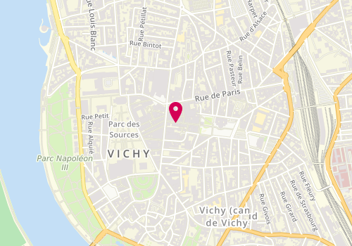 Plan de Suzy Styles, 6 Rue de l'Hôtel des Postes, 03200 Vichy