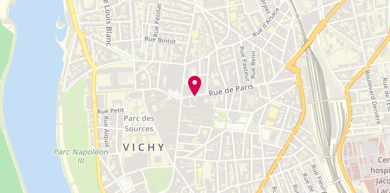Plan de Wathe, 2 Rue de Paris, 03200 Vichy