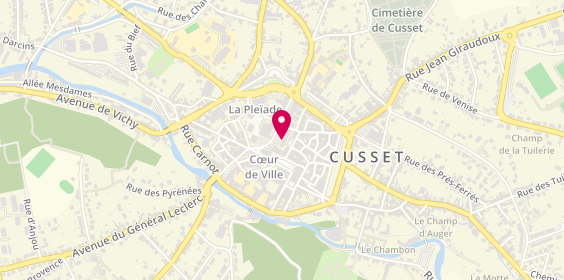 Plan de Cusset Chausures 4C, 10-12
10 Avenue du Drapeau, 03300 Cusset
