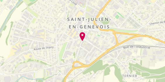 Plan de Comme Une Empreinte, 25 Grand Rue, 74160 Saint-Julien-en-Genevois