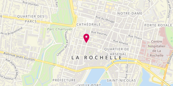 Plan de Urban Shop la Rochelle, 9 Rue Chaudrier, 17000 La Rochelle