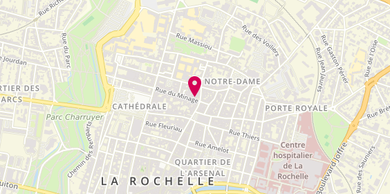 Plan de X Trem Elle, 4 Rue du Minage, 17000 La Rochelle