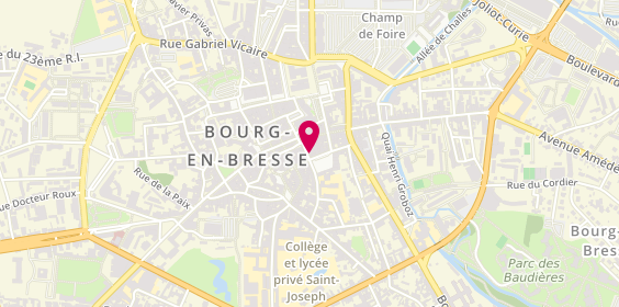 Plan de Sud Express, 7 Rue Victor Basch, 01000 Bourg-en-Bresse