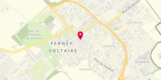 Plan de Cekina'Th, 10 Grand' Rue, 01210 Ferney-Voltaire