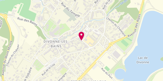 Plan de Boutique Confiture, 58 Rue du Mont Blanc, 01220 Divonne-les-Bains