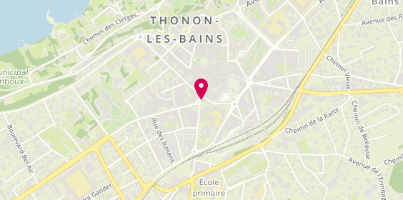 Plan de Chaussures Salésiani, 5 avenue des Allobroges, 74200 Thonon-les-Bains