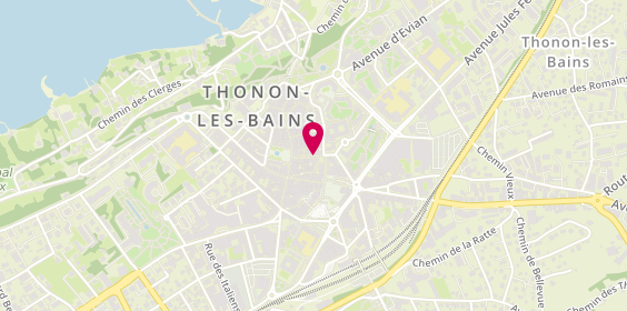 Plan de Le Standard, 11 Rue Saint Sebastien, 74200 Thonon-les-Bains