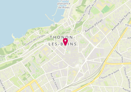 Plan de Oscar Shoes, 2 Rue des Vieux Thononais, 74200 Thonon-les-Bains