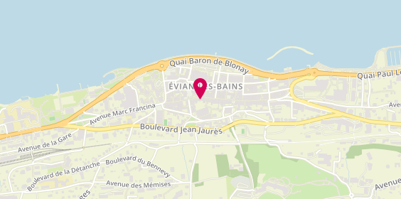 Plan de Carnaby Evian-les-bains, 55 Rue Nationale, 74500 Évian-les-Bains