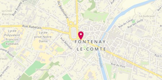 Plan de MICHAUD CHAUSSEUR Fontenay le Comte, 21 - 23 Rue Georges Clemenceau, 85200 Fontenay-le-Comte
