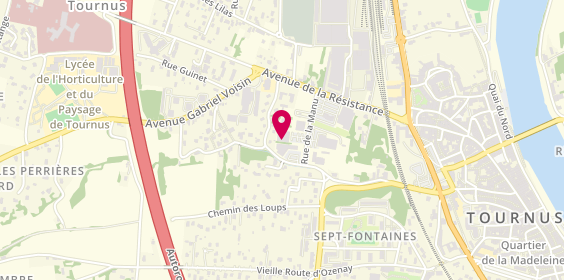Plan de Chausséa, Rue Croix Vacher, 71700 Tournus