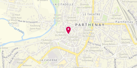 Plan de Rue des Marques, 60 Rue Louis Aguillon, 79200 Parthenay