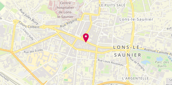 Plan de Burton of London, 55 Rue Jean Jaurès, 39000 Lons-le-Saunier