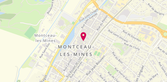 Plan de Pimkie, 1 Rue Carnot, 71300 Montceau-les-Mines