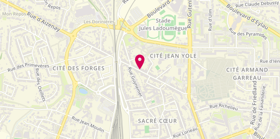 Plan de Petit Troc - Dépôt-Vente, 78 Rue Jacques Cartier, 85000 La Roche-sur-Yon