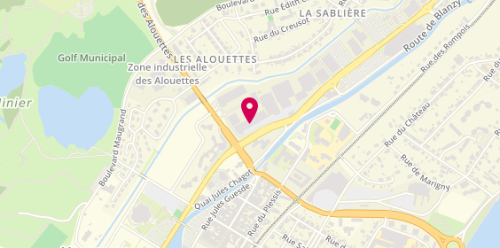 Plan de Discount Chaussures M.R.J, avenue Maréchal Leclerc, 71300 Montceau-les-Mines