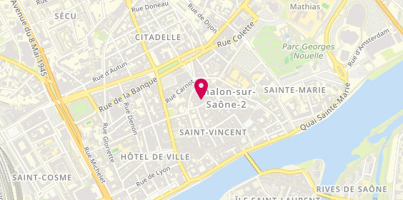 Plan de MS Mode, 55 Grande Rue, 71100 Chalon-sur-Saône